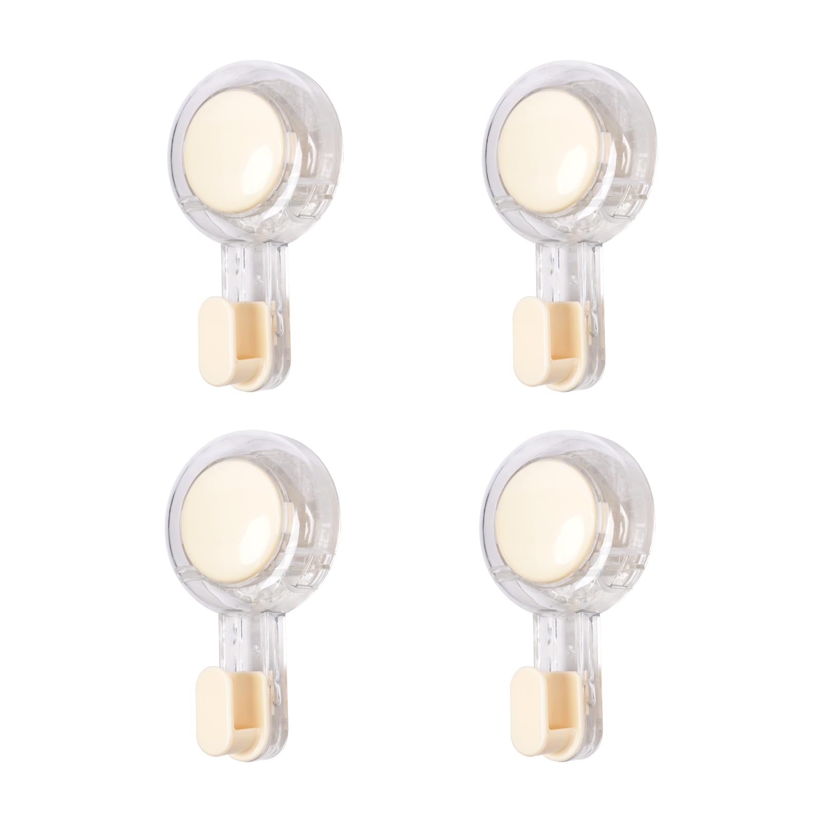 Set Di 4 Ganci A Ventosa Da Parete, Potenti Ganci A Ventosa Sottovuoto Ganci Per Vetri Da Bagno Senza Perforazione Resistenti Fino A 5 Kg Riutilizzabili Per Bagno E Cucina 62681423