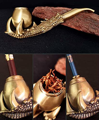 Opuntia Mo 1 stks Roken Pijp Traditionele Vintage Messing Rook Metalen Pijpen Afneembare Sigaret Houder met gereedschap - Image 8