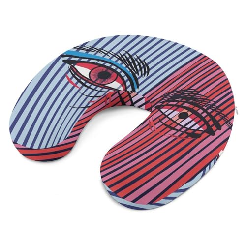 Almohada cuello U espuma viscoelástica tamaño único miniatura 6