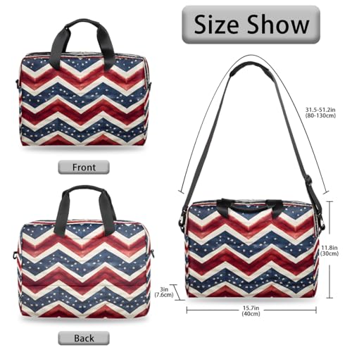 Bolso para portátil para hombre y mujer 15.6-16 pulgadas azul rojo blanco miniatura 6