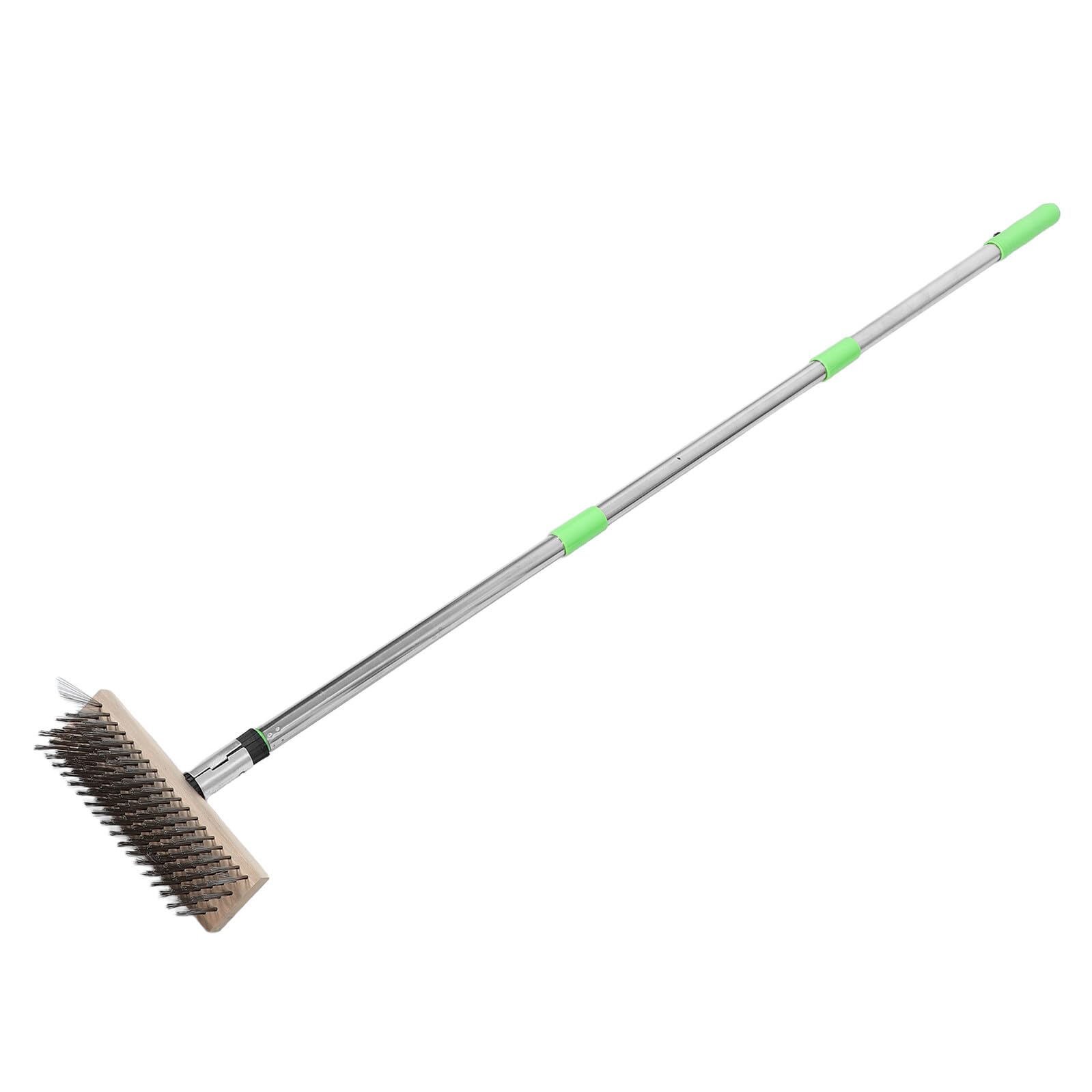 TOYANDONA Spazzola per Stufa con Manico lungo 125 Cm in Acciaio Inossidabile per Pulizia Efficiente della Cenere Compatibile con Stufe a Legna e Caminetti per Case e Ambienti Commerciali