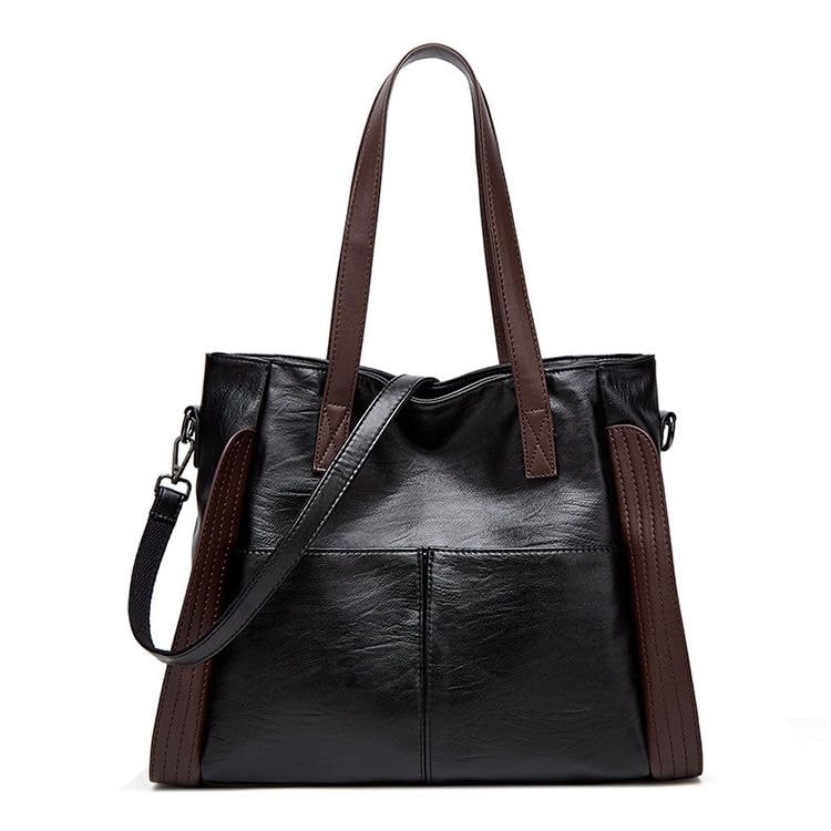 NAMCHI Hobo Bags for Women, Fashion Ladies Purse and Handbags Faux Leather Shoulder Bags with Detachable Long Strap (BLACK) size 29 * 12 * 32 cm (B0D3J24QDF) Amazon Price History, Amazon Price Tracker