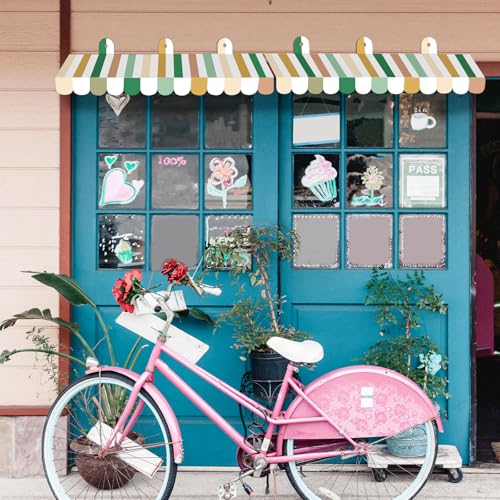 Image of 2 Piece Circus Awning Decoration 3D Carnival Tent Awning Wall Decorations for Circus Theme Party, Carnival Stand, Party Favors Supplies (Boho)