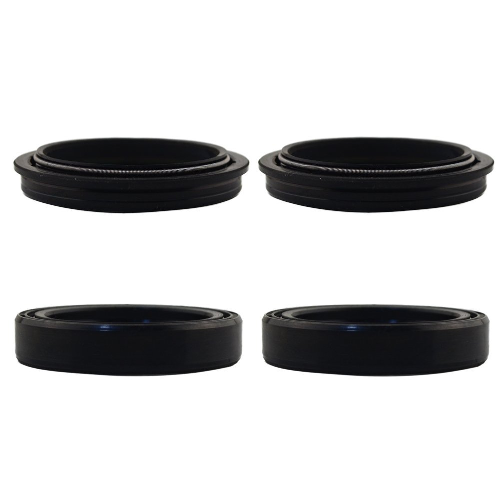 AHL Front Fork Shock Oil Seal and Dust Seal Set 49mm x 60mm x 11mm for Dyna Fat Bob FXDF 2008-2015 / Dyna Super Glide EFI FXDI 2006-2010 / Dyna Low Rider FXDL 2014-2015