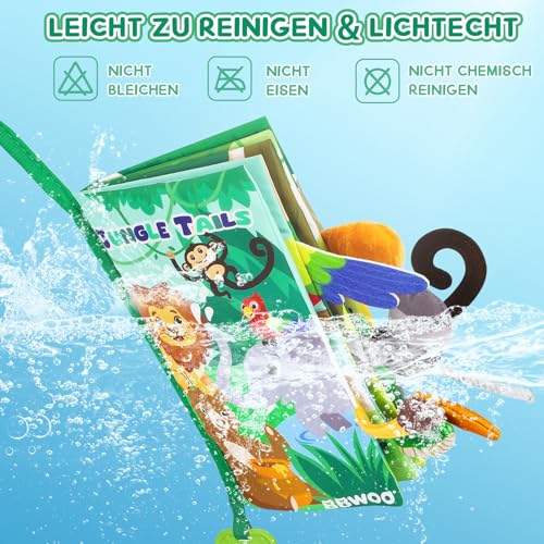 BBWOO Babyspielzeug 0–6 Monate, sensorisches Spielzeug für Babys, sensorische Bücher für 0–6 Monate, weiche Bücher, Baby-Essentials für Neugeborene, Spielzeug, Baby-Geschenke