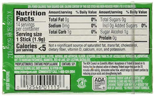 Image of Trident Watermelon Twist Sugar Free Gum 14 Sticks