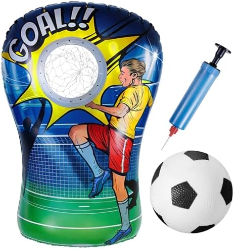 Inflatable Soccer Toss Target Set Soccer Challenge Outdoor Games ...