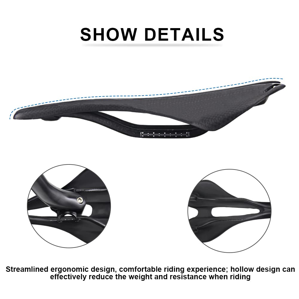 RXL SL sellino bici da corsa sellini per mountain bike sella bici corsa in carbonio 270*141mm sella mtb carbonio sella bici da corsa carbonio parte bici ultraleggero sellini per biciclette da strada