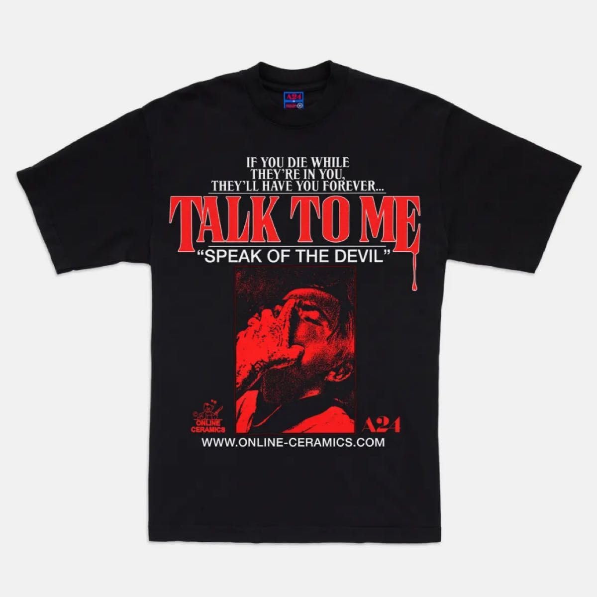 A24様用 A24 Stop Making Sense 40th Tee Blk