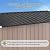 Aoxun 6' x 4' Lean to Shed Outdoor Steel Garden Utility Cabinet with Lockable Door Waterproof & Rust-Proof for Yard, Patio, Backyard (Brown, Base Included)