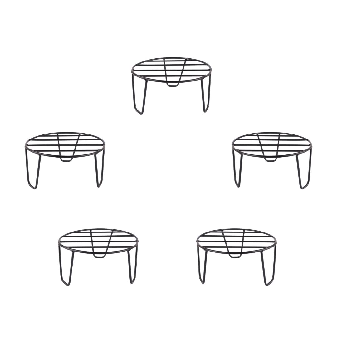 Kraft Seeds by 10 Club V-Type Metal Planter Stand (Pack of 5, HxW 10x20 cms or 4x7.8 in) | Planter Stand for Indoor and Outdoor | Metal Planter Stand (B0B9K16TVZ) Amazon Price History, Amazon Price Tracker