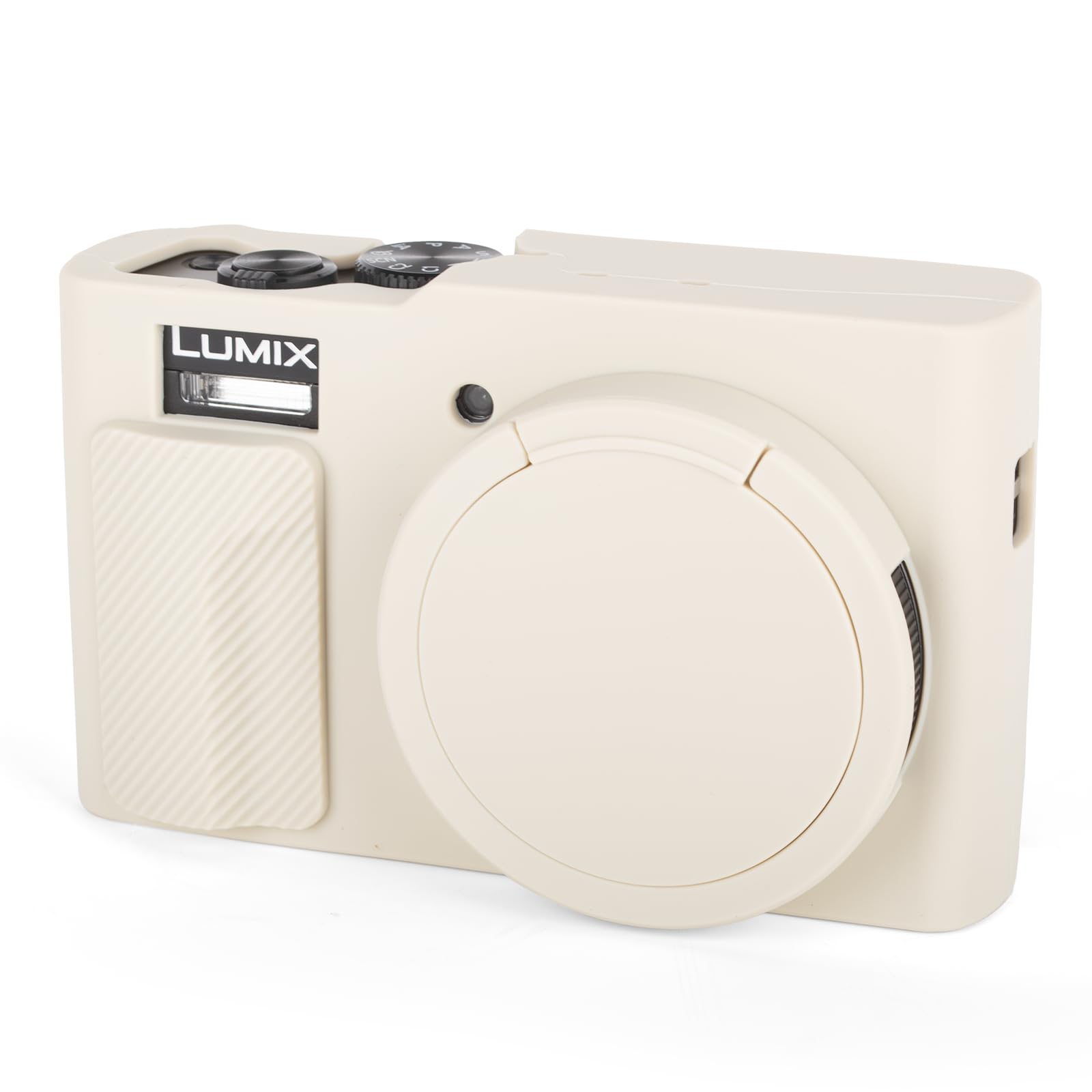 MUZIRI KINOKOO Silikonowe etui kompatybilne z aparatem cyfrowym Panasonic Lumix DC-ZS99 - miękka guma DC-ZS99 pokrowiec ochronny ze zdejmowaną osłoną obiektywu - antypoślizgowe i odporne na