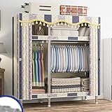 Armario Portátil, Armarios de Tela Baratos Adecuado Para Guardar Ropa en el Dormitorio