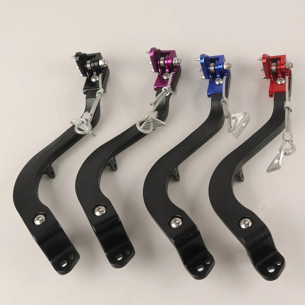 Pedal Freno Trasero Moto Para Honda CRF300L CRF300 Rally CRF 300L 300 L 2021-2025 Palanca Tipo Pedal Freno Trasero Forjado Anticaída Motocicleta(Q)