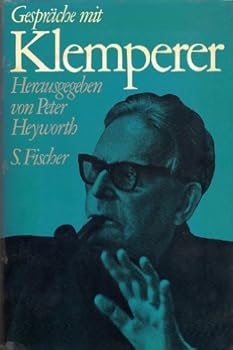 Hardcover Gespräche mit Klemperer [German] Book