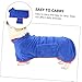 Abaodam 1Pc Super Absorbent Pet Bathrobe for Dogs and Cats Quick Drying Cozy Towel Robe Blue for After Bath Summer Swimming Easy to Carry Soft Material for Comfort