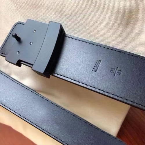 Classic Men's Belt Gold Silver Black Buckle Plaid And Presbyopia Leather Belts For Casual & Dress and Jeans2