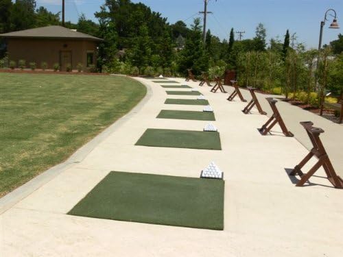 Miniatura 7 de The Original Country Club Elite by Real Feel Golf Mats - Tapete de golf de tamaño simulador de 4 x 5 pies, tapete de práctica comercial resistente,