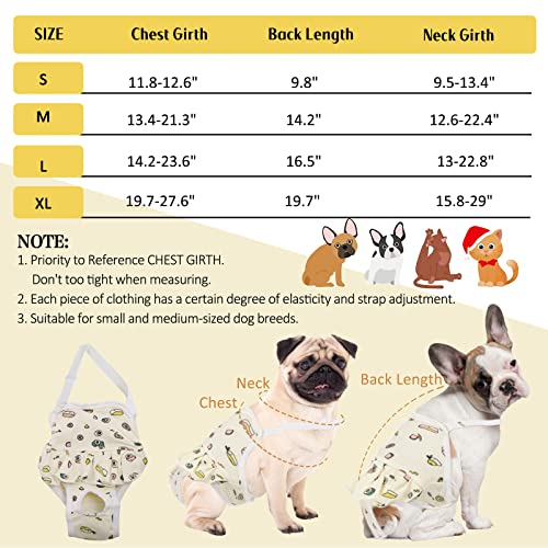 Rozkitch Dog Cotton Sanitary Pantie With Adjustable Strap Suspender Physiological Pants Pet Underwear Diaper Jumpsuit For Girl Dog Teddy Young Corgi French Bulldog Puppy #TOP4