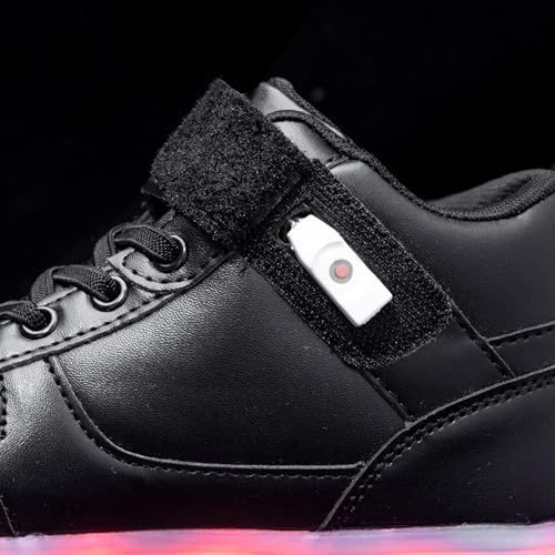 Image of JEVRITE Unisex LED Light Up High Top Sneakers - USB Charging for Women & Men - Couples Shoes