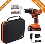 Aproca Boîtier de protection pour le transport de marchandises dangereuses pour BLACK+DECKER 20V MAX Perceuse/conducteur sans fil