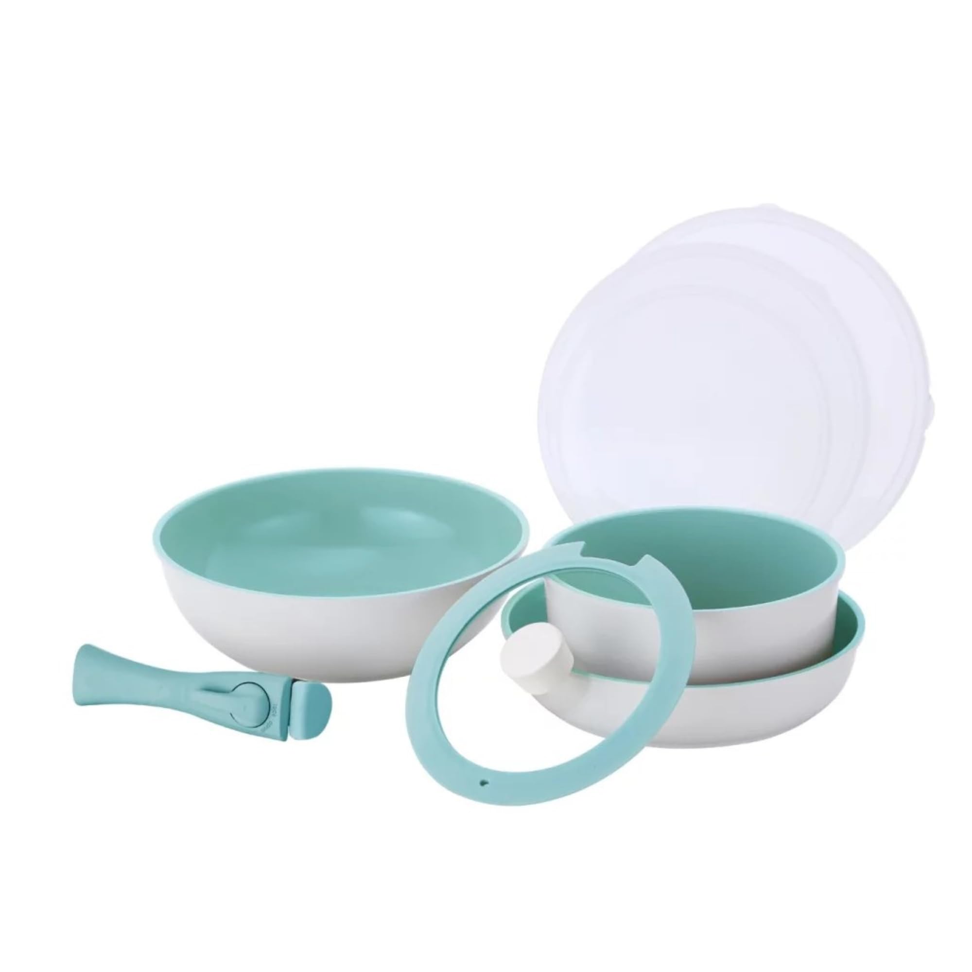Amazon.com: NEOFLAM FIKA MIDAS 8-Piece Nonstick Cookware Set with