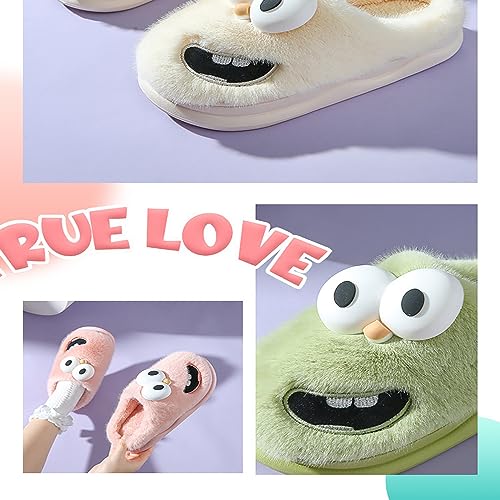 Zureto Big Eye Dog cotton Slippers, Big Eye Dog Fun Cartoon Package Head Eva Slippers Suitable For Winter Indoors And Outdoors4