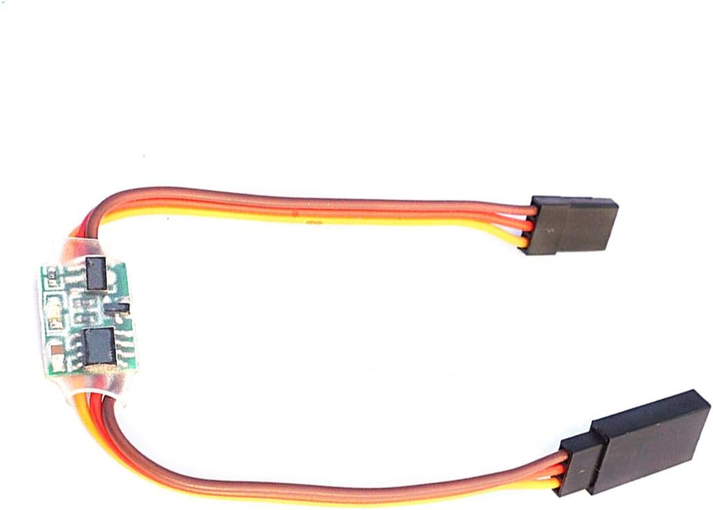 FEICHAO 2Pcs Mini Servo Inverter Servo Reverse Support High Pressure Servo 5-6V 3.6V-24V for RC Airplane Car Boat Accessories (3.6-24V 5A)