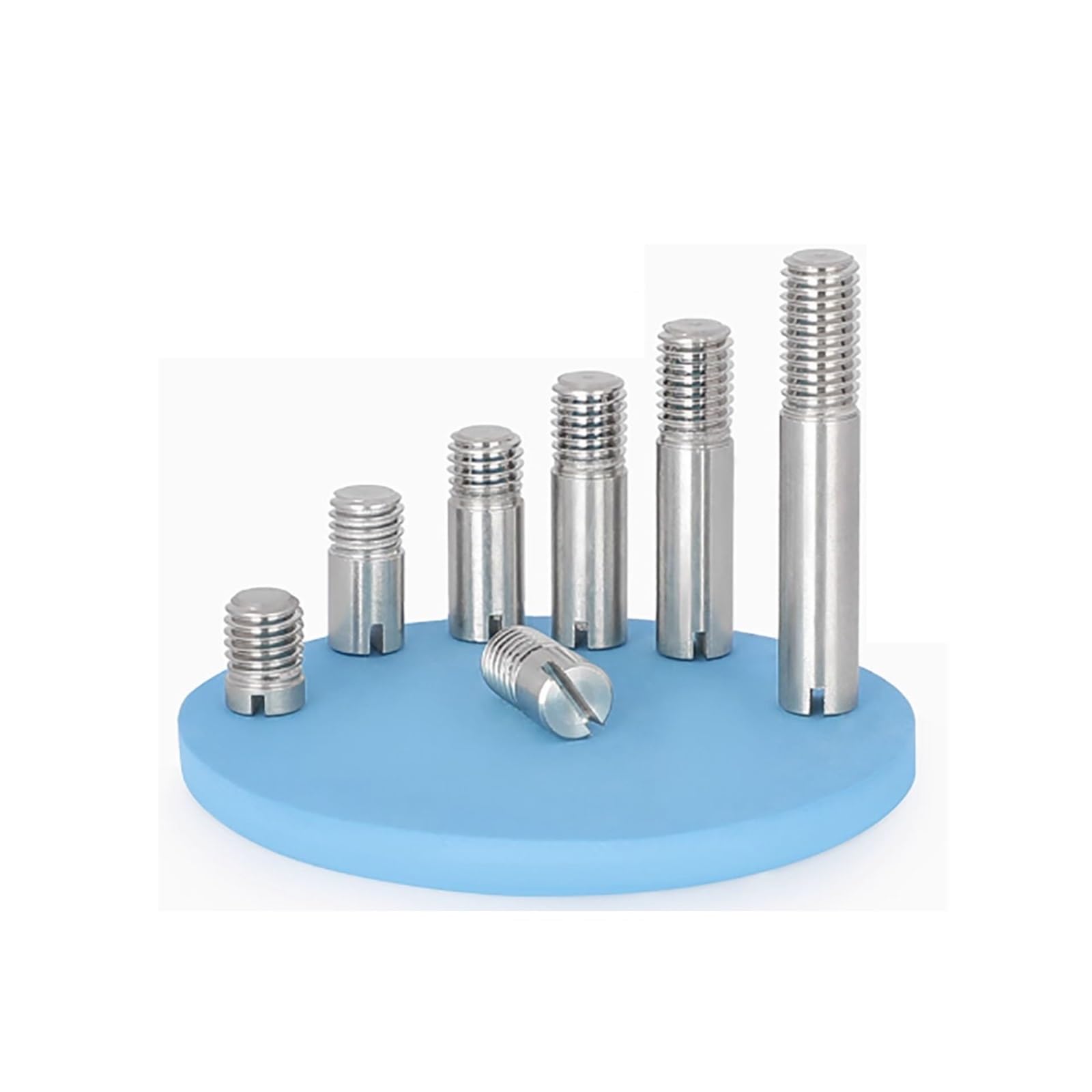 Dyyeuavt One Color 304 Stainless Steel Slotted Dowel Pin, Precision Cylindrical Locating M2-M10(M8x35mm (2Pcs))