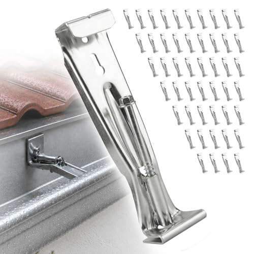 5 Inch Gutter Hangers for K Style Aluminum Gutters 50 Pack