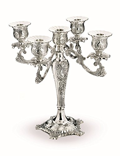 Capacità Illuminazione: Candelabro a 5 fiamme che permette di ospitare cinque candele contemporaneamente per un'atmosfera suggestiva