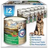 Forza10 Legend Skin Wet Dog Food, Omega 3 Canned Dog Food Grain Free Sensitive Skin Health, Dry Skin...