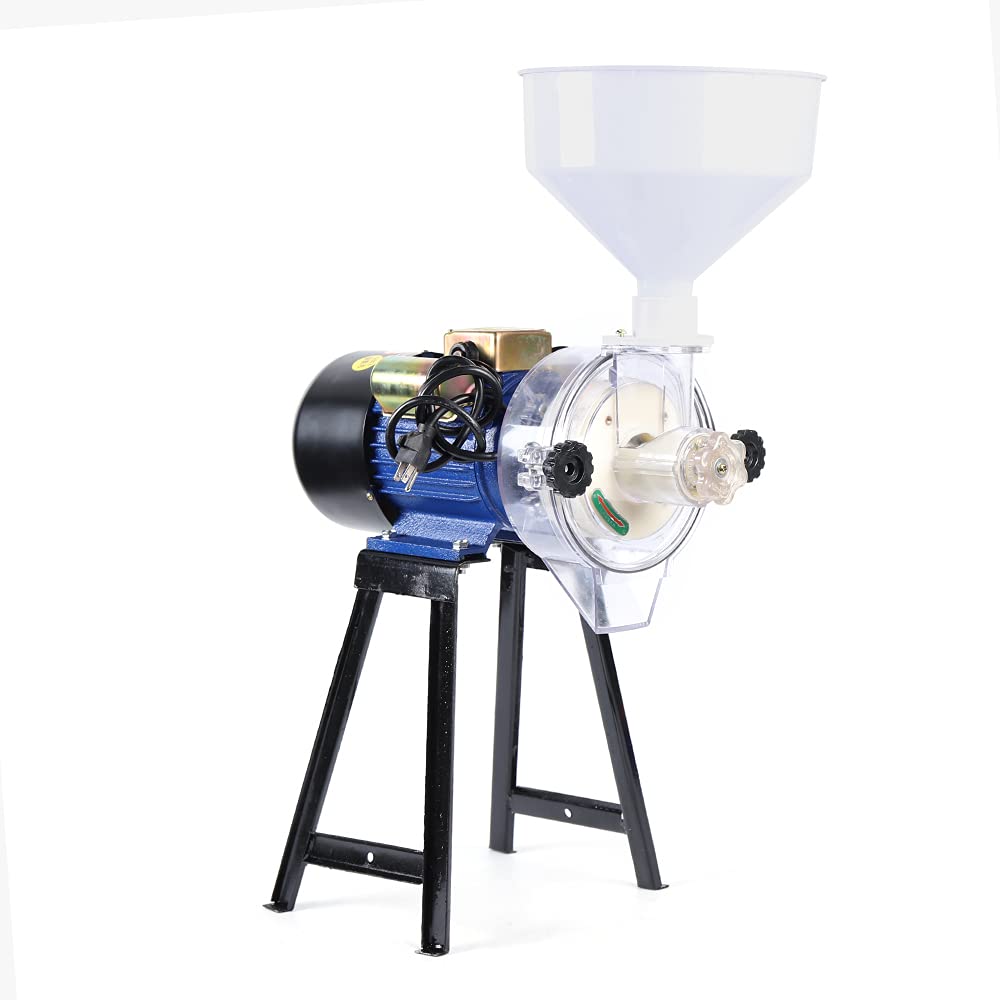 TFCFL 2200W Electric Grain Mill Machine Corn Grinder, Heavy Duty Electric Wet Feed Mill Corn Rice Soybean Coffee Milling Machine for Commercial Home Use