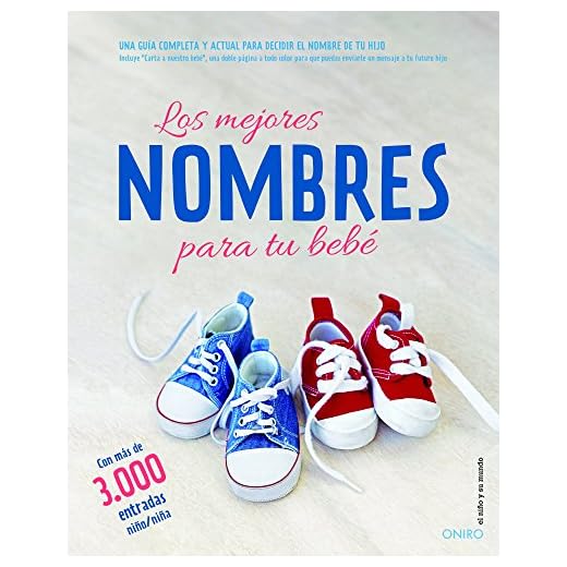 Los mejores nombres para tu bebé: Una guía completa y actual para decidir el nombre de tu hijo (El Niño y su Mundo)