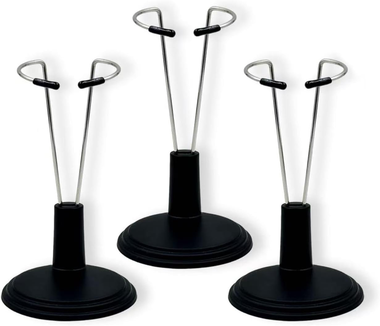 3-Pack Doll Display Holder for Labubu, Adjustable Doll Stand for Labubu Display, Dolls Display Stand for 4 to 8 Inches Dolls Accessories
