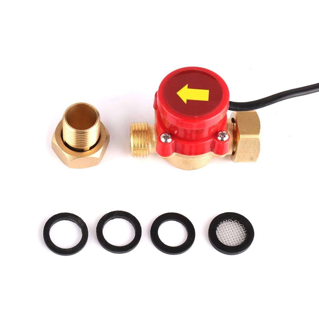 90 W/120 W Pompe automatique d'eau de chauffage : pompe à pression haute performance avec sortie 25 l/min, pour la maison, la douche, le jardin et les systèmes d'irrigation (15GR-15 (120 W)