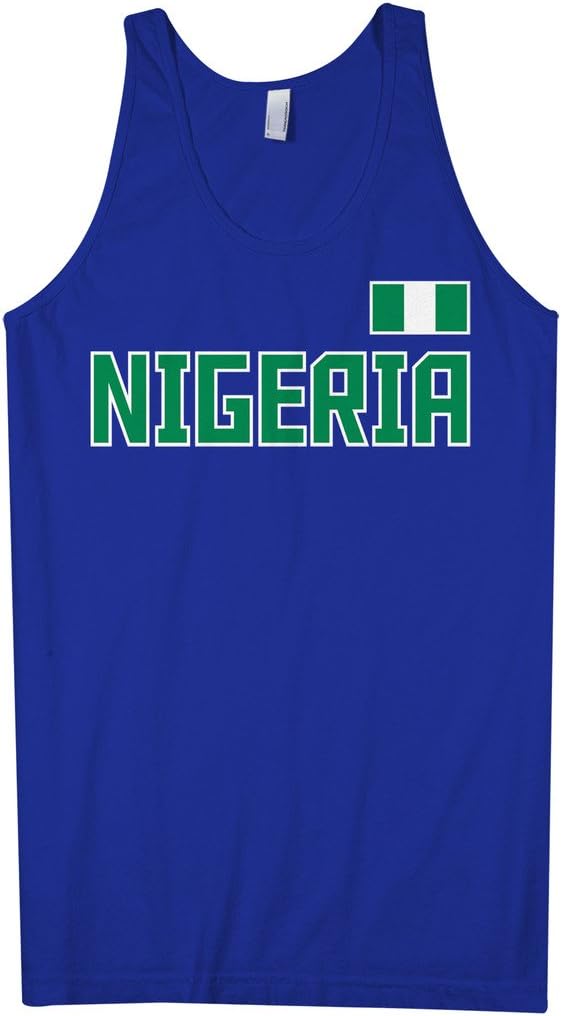Threadrock Men's Nigeria National Pride Tank Top
