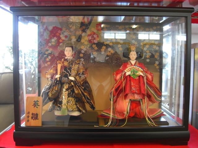 お雛様 雛人形 ひな人形 桃の節句 立親王飾りケース入り