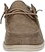 WHITIN Men's Slip on Loafers Vegan Leather Boat Shoes Casual Sneakers Size 13 Fashion Moccasin Winter Warm Light Brown 47