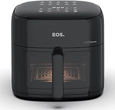 Fritadeira Sem Óleo Air Fryer Eos Chef Gourmet 6.2 Litros Compacta Digital Preto Eaf60p 110v