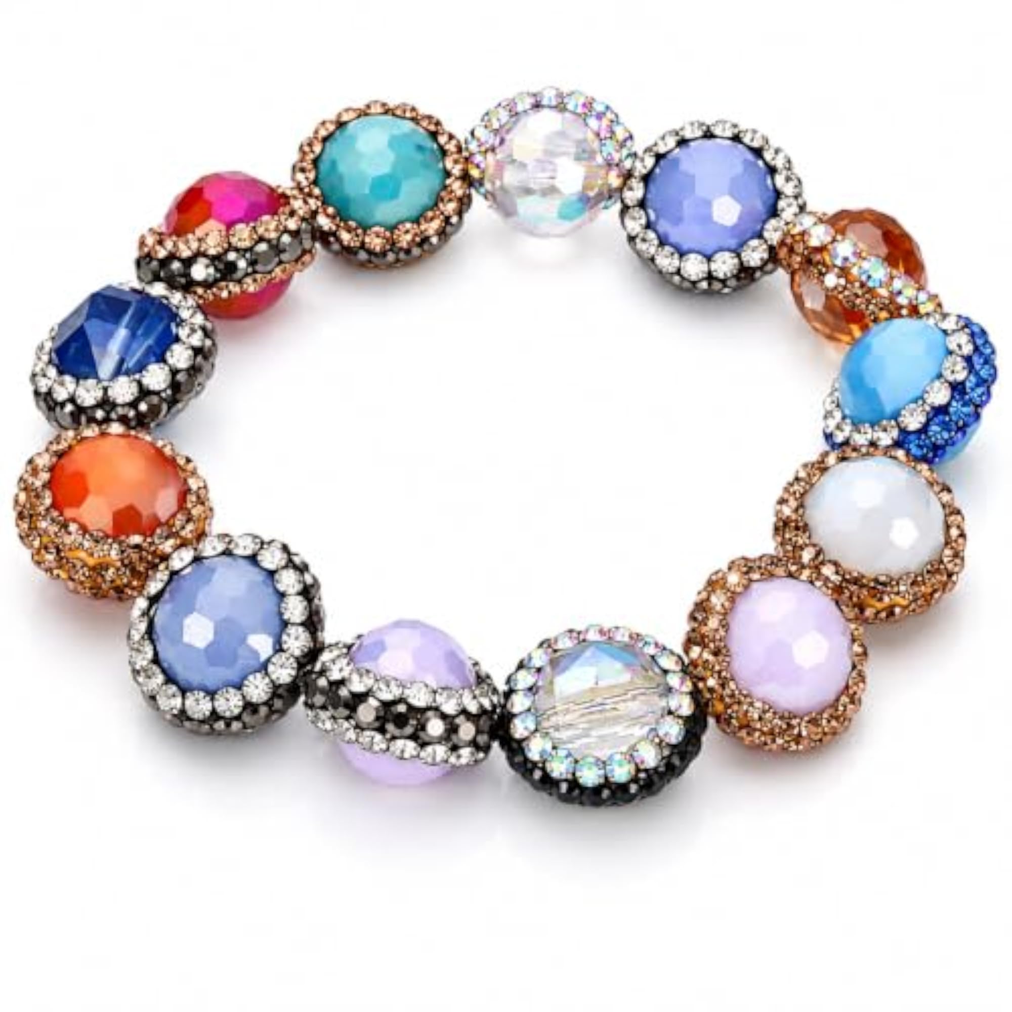 Aurora Luxe Crystal Statement Bracelet for Women