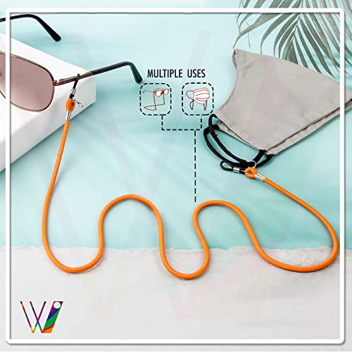 Image of Unisex Spec Holder Hook & Loop Anit Slip Eyewear Lanyard Fabric Strap Chain