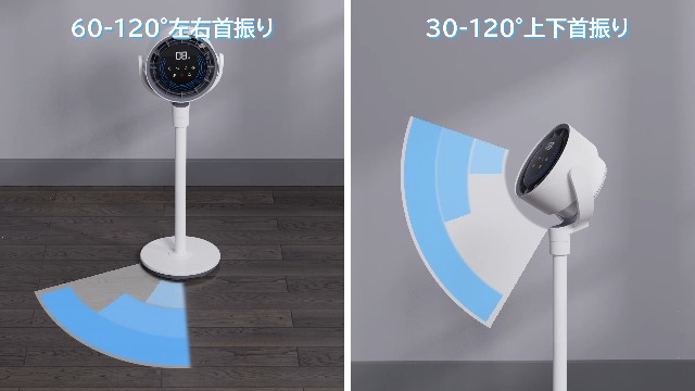 Amazon.co.jp: サーキュレーター 扇風機 兼用 DCモーター 静音【4D送風