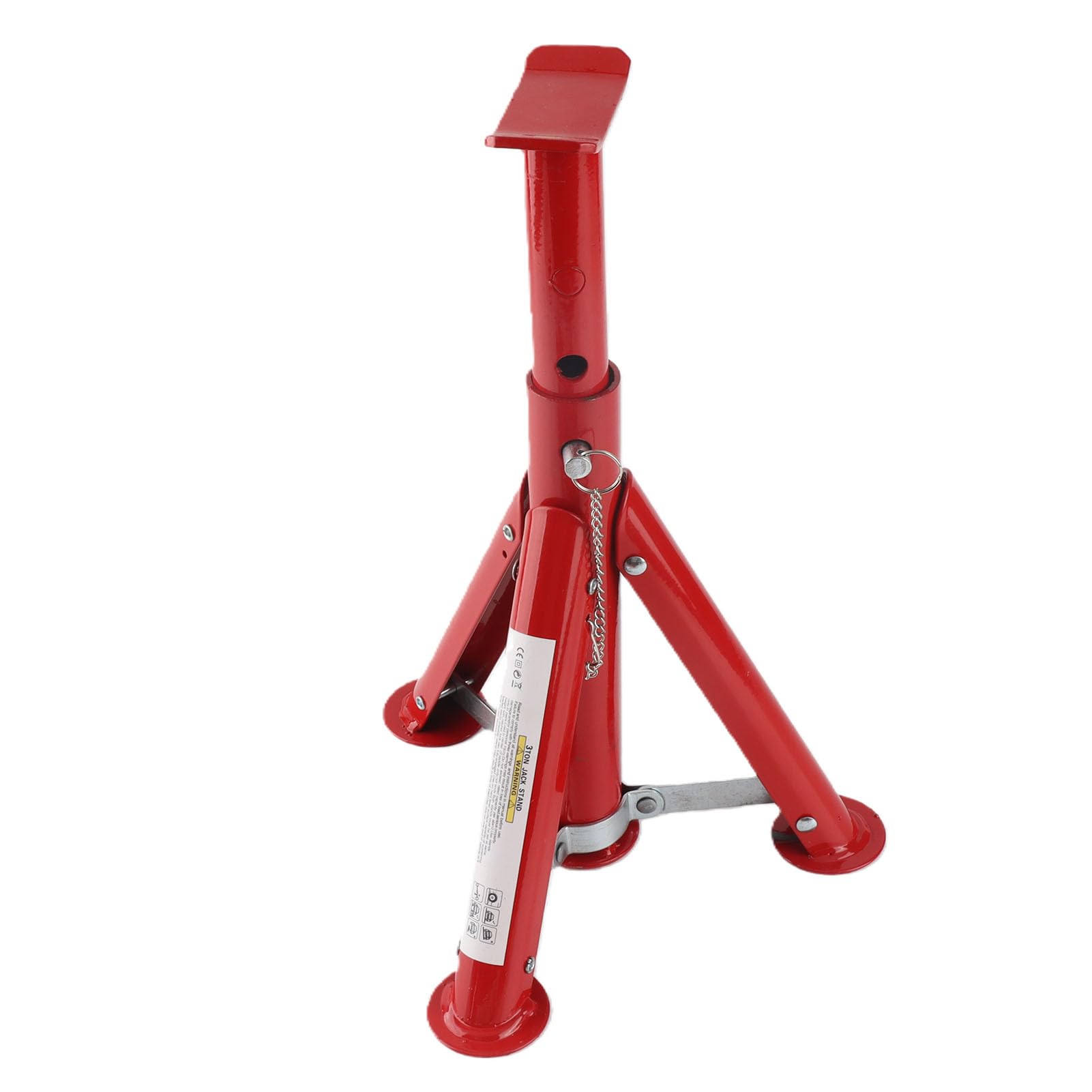 Tissting Cavalletto Porta Auto Regolabile 3 Ton 11.42-16.06in (29-41cm) - Cavalletto Pieghevole per Manutenzione Auto, SUV, ATV, UTV, Ideale per Officina Domestica e Meccanici
