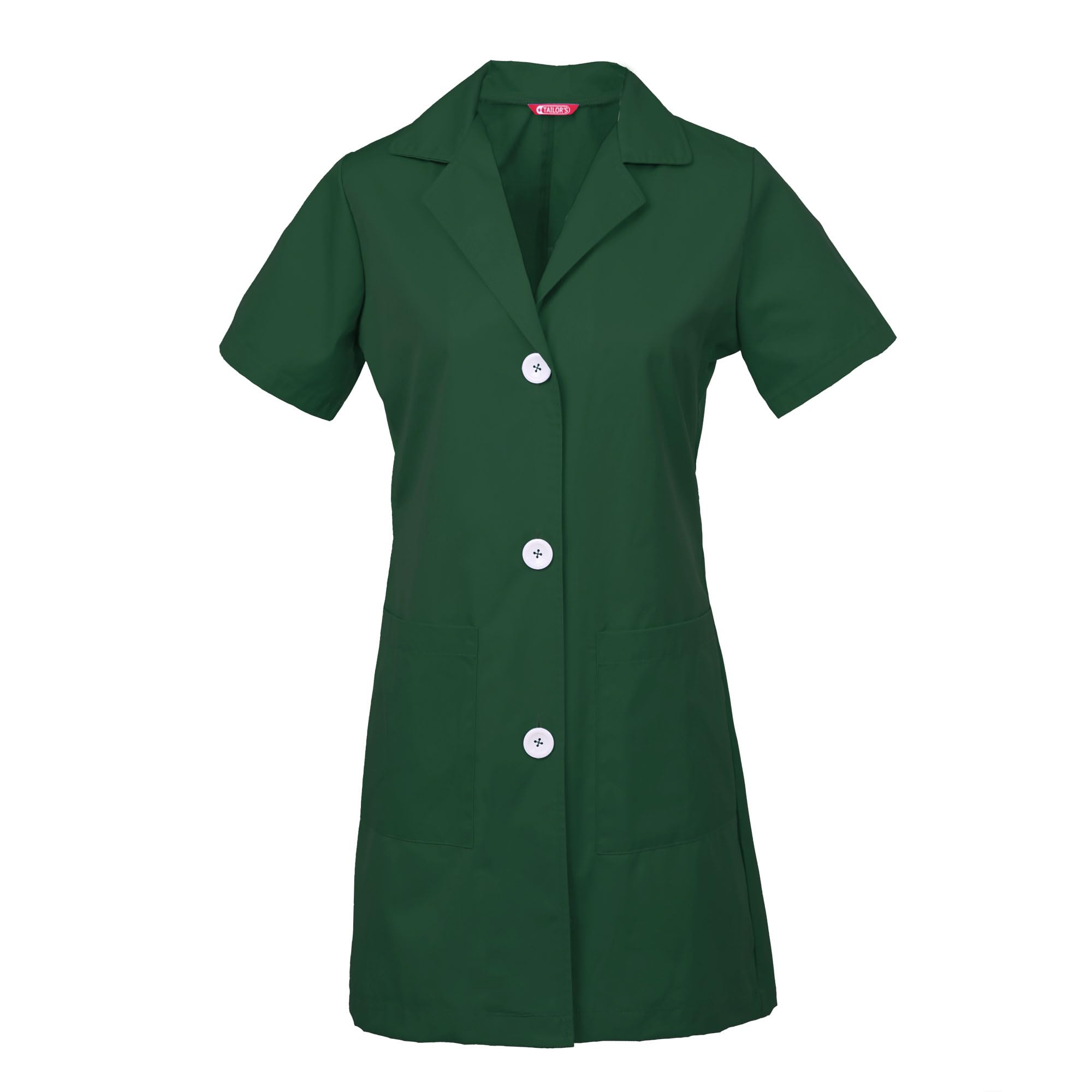 TAILOR'S Women's Short Sleeve Lab Coat