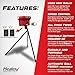 Heater Crusher Pitching Machine W/ 8-Hour Rechargeable Battery – Accurate & Portable, Delivers Fastballs & Curveballs | Adjustable, High Performance, Portable, Ideal for Baseball & Softball Training