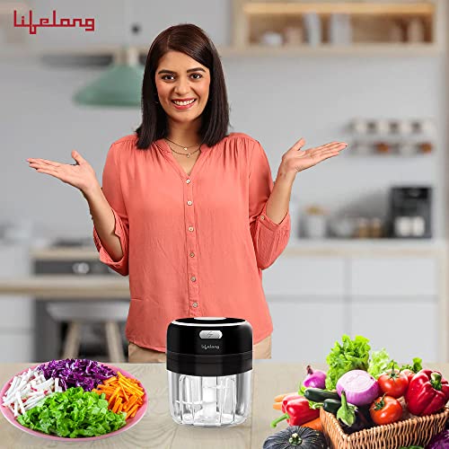 Add Lifelong USB Rechargeable Wireless Chopper 250ml Black - Image 3