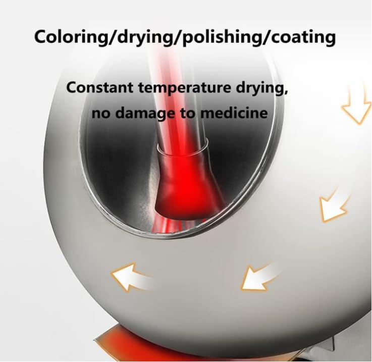 Automatic Tablet Coating Machine Chocolate Coating Machine Sugar Coating Pan Table Top Small Commercial Mini Chocolate Panning Machine,Coater Sugar Pan Peanut Nut Coating Machine