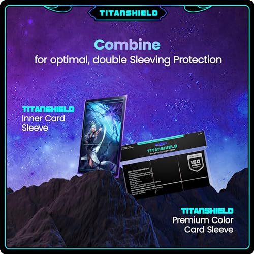 Titanshield TS-INNER-1000 Premium 60-Microns Ultra Clear Standard Size Perfect Exact Fit Inner Card Sleeves. Perfect thumb #6