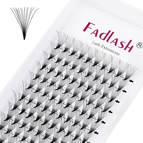 Extensión de Pestañas Prefabricadas de Volumen 13D D Curl 12mm Cover